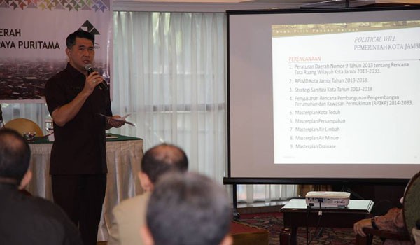 Walikota Jambi Fasha ekspose di Kementerian Perumahan Rakyak